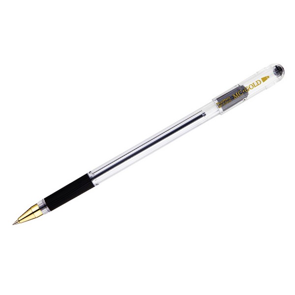 Ручка масл. черная 0,5мм "MC Gold" /12/