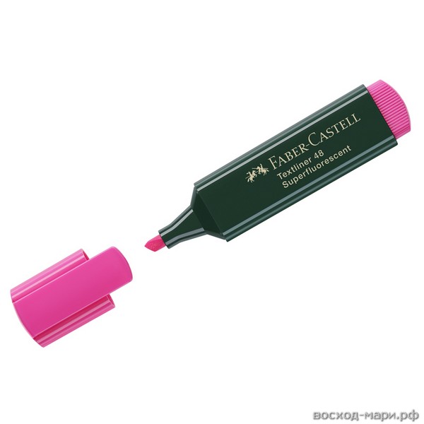 Текстовыделитель клин/нак 1-5 мм Textliner 48 розовый