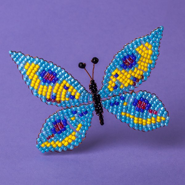 Плетение бисером "Бабочка"