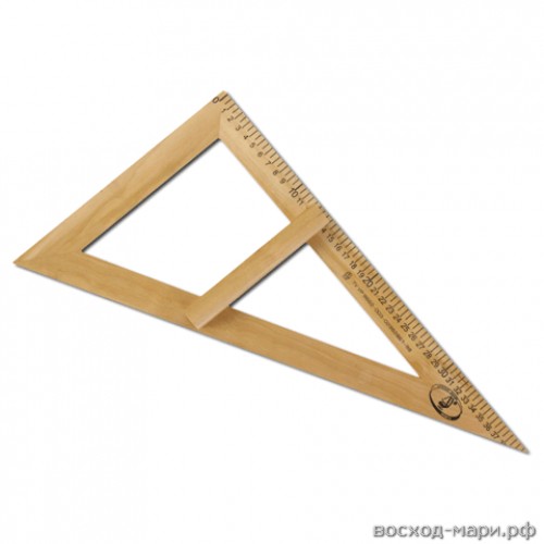 Треугольник классный 30° деревянный