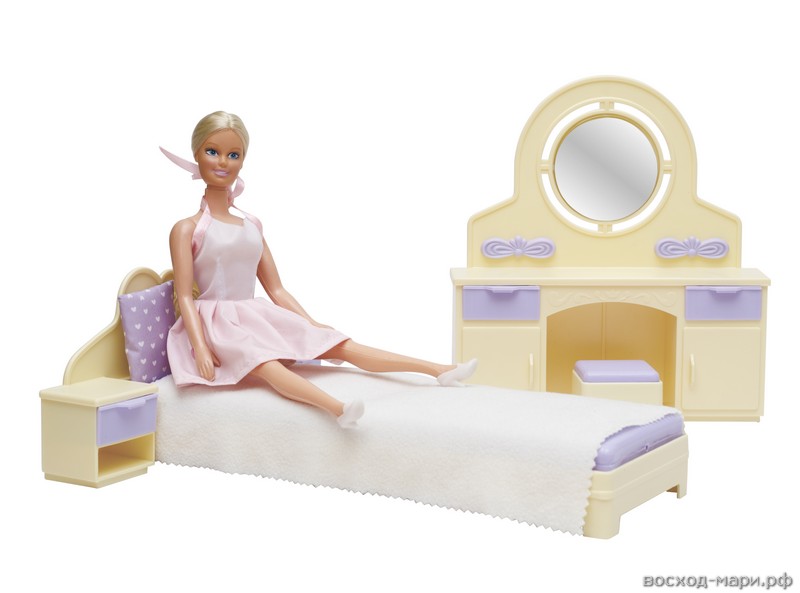 Игровой набор "Спальня Маленькая принцесса" лимонная