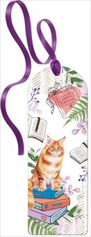 Закладка "Котик" с лентой