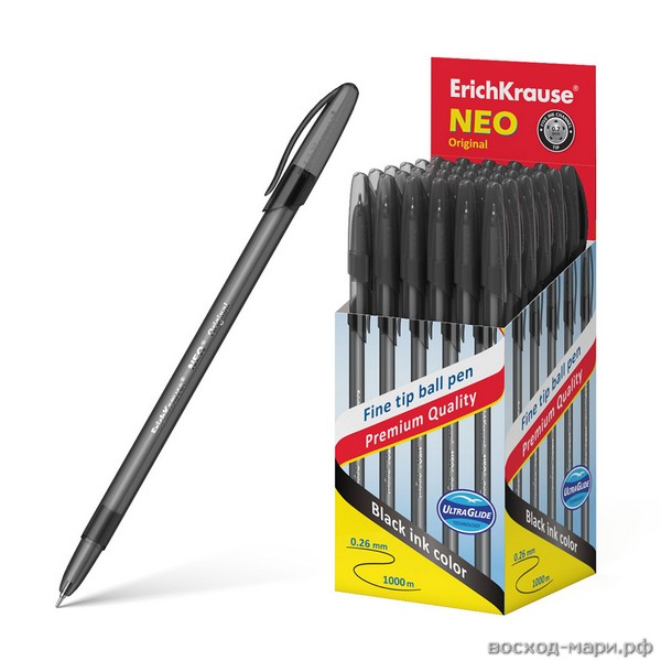 Ручка шар. черная 0,7мм "Neo Original" /50/