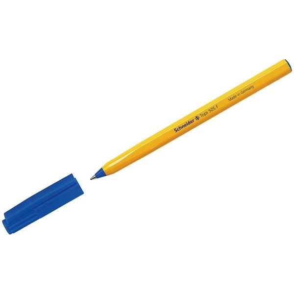 Ручка шар. синяя 0,8мм "Tops 505 F" оранж. корпус /50/