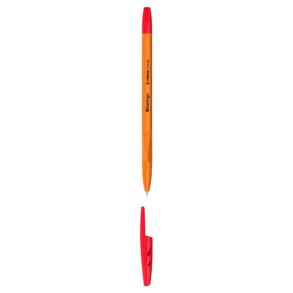 Ручка шар. красная 0,7мм "Tribase Orange" /50/