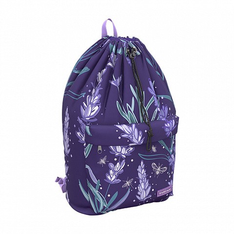Рюкзак молодежный 26х40х17 Lavender, со шнурком