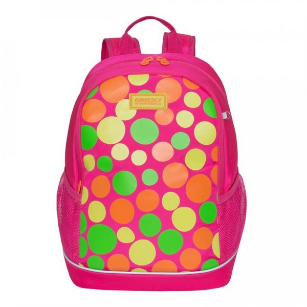 Рюкзак школьный 28х38х18 ярко-розовый